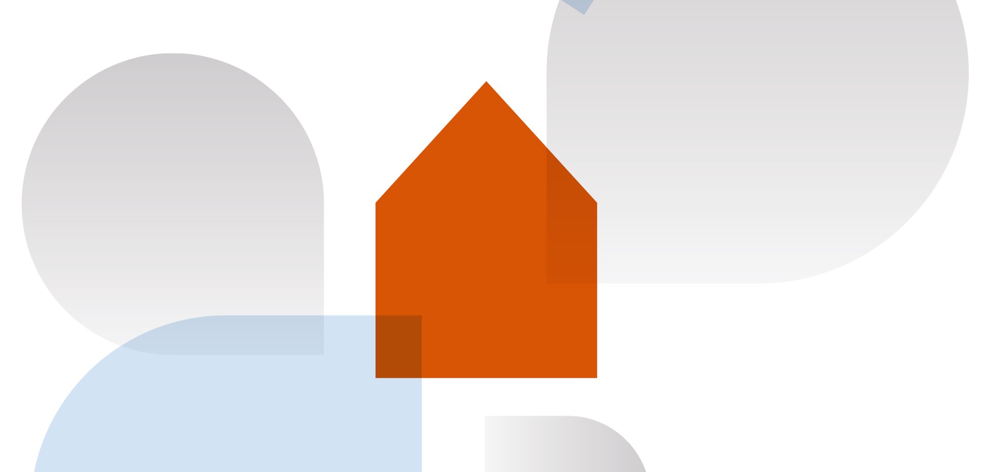 Bild zeigt eine Grafik mit Haus und WOlken.